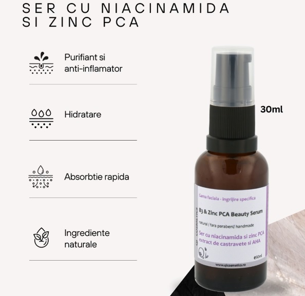 ser niacinamide zinc ser cu niacinamida
