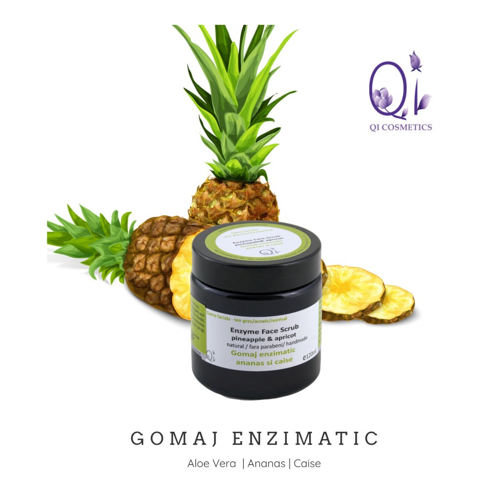 peeling enzimatic, masca exfolianta pentru fata, exfoliant enzimatic